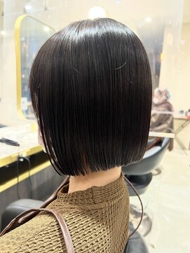 アース 春日部店(HAIR&MAKE EARTH) 切りっぱなしボブ