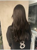 【小岩井美希】大人かわいい透明感暗髪/地毛風カラー