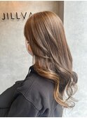 大人かわいいエギョモリ ミルクティーブラウン ひし形シルエット