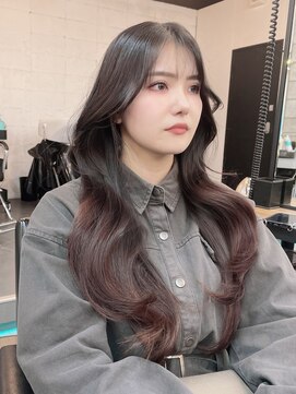 サイ(sai x) 【沼畑】ロングレイヤースタイル 韓国風/韓国ヘア/髪質改善