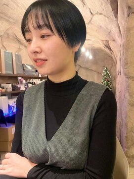 ギグス 星ヶ丘(gigs) ナチュラルブラック×マッシュショート