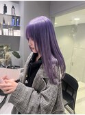 【ダブルカラー】ラベンダーパープル/ブリーチ2回～