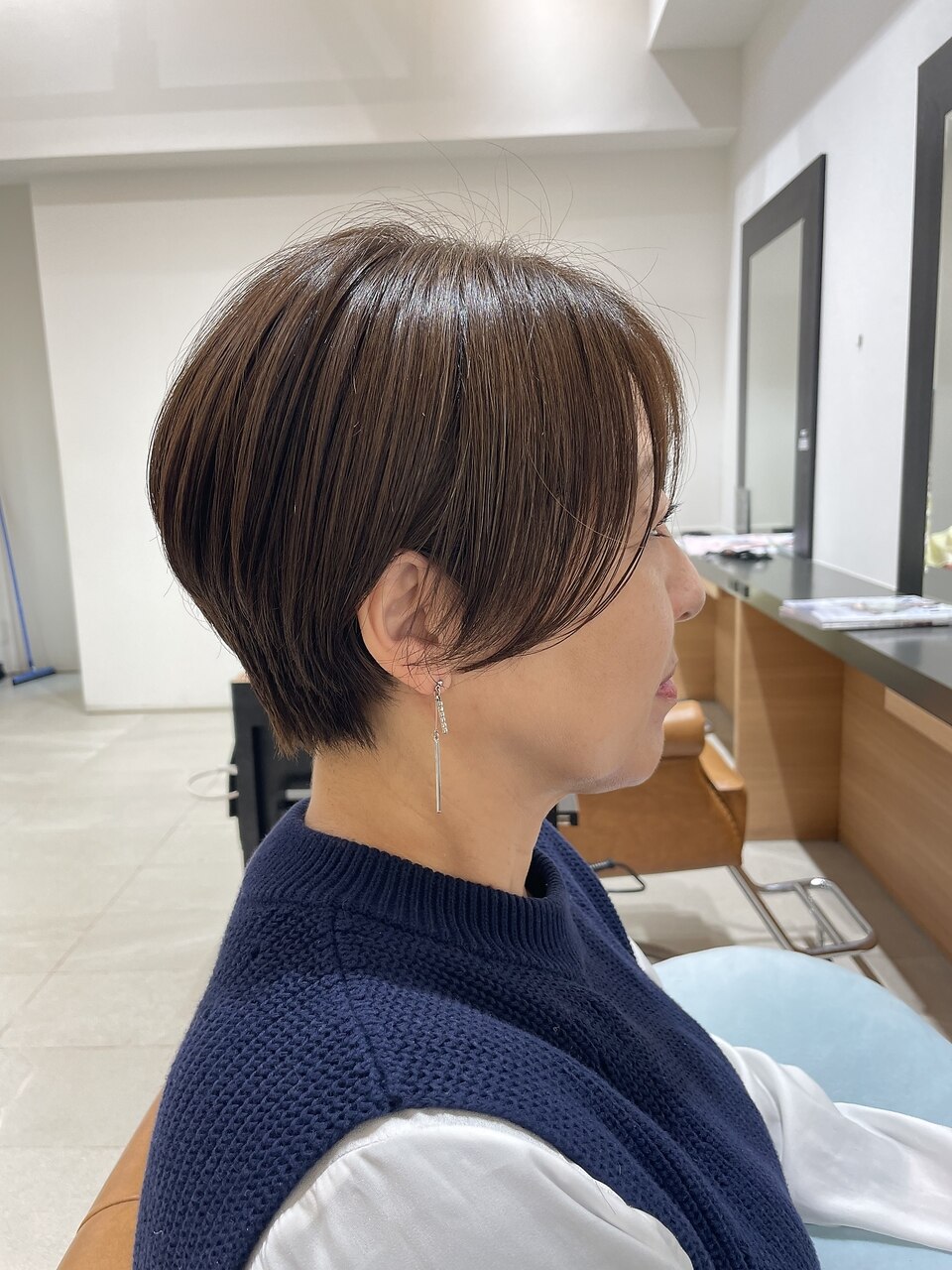 63800円フォンテーヌ 顔をリフトアップ出来る人気のボブスタイル LUW02 大人ショートボブ×ナチュラルボブ×前髪あり 20代30代40代 s01