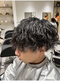波巻きパーマ×刈り上げマッシュ【EIGHT北千住 】