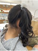 かわいいツインテール◎ゆるふわ巻きヘアセット