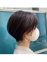 ナンバー ジルバ 立川(N° jillva) 顔まわりカット/髪質改善/縮毛矯正/くびれショート/ショート