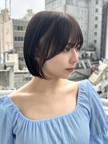 シー バイ ロンド 新宿(Sea by Lond)&nbsp;ミディアムレイヤーカット×ダークアッシュ[似合わせ/レイヤー]