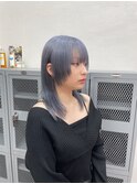 グレイにほんのりブルーラベンダー