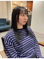 ノア(noah.)&nbsp;アッシュブラック/姫カット/レイヤー/黒髪