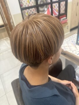 アース 鹿児島天文館店(HAIR&MAKE EARTH) 濃い目のミルクティーベージュ