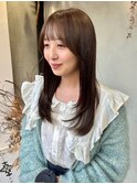 《Direct》ロングレイヤー×オリーブブラウン