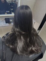 アンジェリカラボ 梅田店(ANGELICA LABO)&nbsp;大人可愛いローレイヤー×透明感抜群ラベンダーグレージュ♪川又