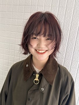 エイチ(H eitf) H【eitf】原宿.表参道/ダブルカラーiボルドーカラー/レイヤー