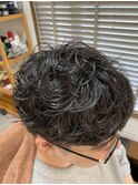 刈り上げツーブロックニュアンスパーマ