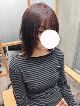 フレーム なんば店(FRAME) ◯ レイヤー　×  暖色ミディアム