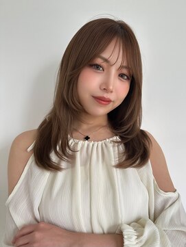 バイオレット ナゴヤ(Violet Nagoya) ミディアムレイヤー/シースルーバング/フェイスレイヤーNS-98