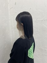 プライズ 表参道原宿店(prize)&nbsp;インナーカラーホワイトベージュハイトーン原宿表参道