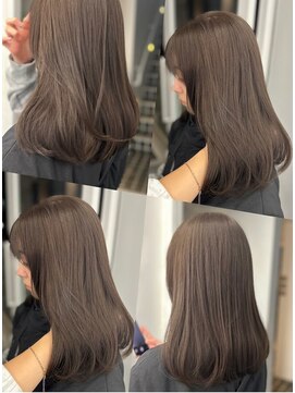 アイシー 表参道(ICY) ブリーチなしでできるオリーブグレージュカラー