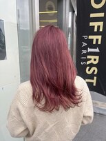 コワファースト 大分(COIFF1RST) ブリーチあり!ピンクカラー