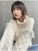 切りっぱなしインナーボブ_ナチュラルインナーベージュ