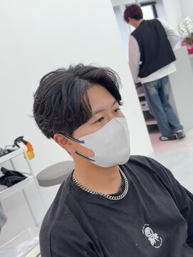 アビー ランシェル(ABEY LENCIEL) センターパート/ニュアンスパーマ