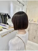 くびれヘア縮毛矯正アプリコットオレンジ夏ハイライト《用賀》