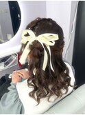 ガーリースタイル/心斎橋/ヘアメ/セットサロン
