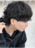 シャドウパーマ波巻きスパイラルパーマウルフパーマ名古屋駅栄駅