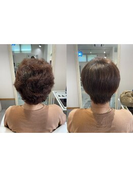 クセやうねりでお悩みの方へ。髪質に合わせた薬剤選定で、あなたの理想のストレートヘアに♪