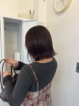 シエル 一社(cher) 秋冬人気！ダークチェリーカラー