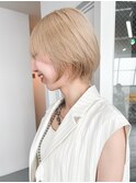 ハイトーン ショート ブロンドショート ぬきっぱなし