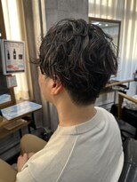 トゥーミー(to mee)&nbsp;【メンズ】シャドウパーマ×ハイライト【小松】