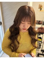 ノーバル バイ シエスタ 池袋(NoVal by siesta)&nbsp;ハイライト × ミルクティーベージュ