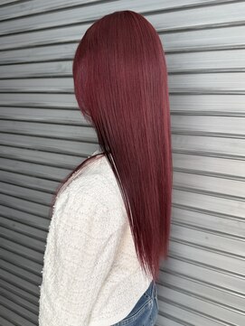 ロックス バイ マグ 松本(rocks BY MAG) チェリーレッド暖色カラーボルドーワインレッド