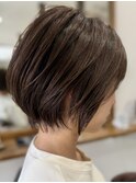 【大人ショートボブ】小顔に見せるショートｂ
