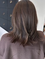 ピエスヘア(PIE'CE HAIR)&nbsp;透明感ブラウン/柔らか質感な大人カジュアルミディアム