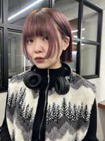 ニコトウキョウ 新宿(nico TOKYO) ダブルカラーミルクティーピンクホワイトパープルハイトーン韓国