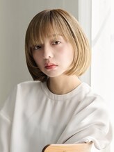 レイフィールド 岡崎六名店&nbsp;やわ艶ミニボブ × シアーベージュ