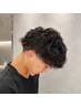 【メンズ人気】カット+ダメージ軽減ケアツイスト・スパイラルパーマ¥12000