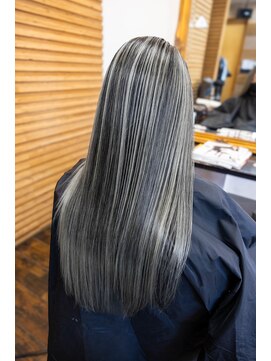 ヘアーメイク ダンス(hair make DANCE) バレイヤージュで仕込むグレージュロング