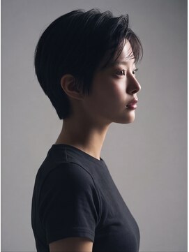 キヴィ(kivi) 艶ハンサムショート×ヘッドスパ 大人の小顔カット