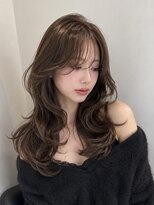 ユーフォリア 銀座本店(Euphoria) 【AYAKI】ブラウンベージュ 大人っぽレイヤー 韓国