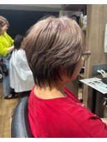 ハピネス クローバー 八木店(Happiness CLOVER)&nbsp;ウルフショートグレージュカラー白髪ぼかし　大和八木