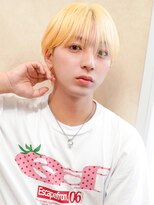 エステージ  喜連店(S-TAGE)&nbsp;メンズカット×ラウンドマッシュ×フェイスレイヤー×ブリーチ