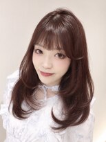 レウィン ギンザ(LEWIN GINZA)&nbsp;艶感ブラウン/大人レイヤー/銀座/小顔効果