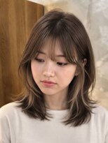 キリ 逗子(kiri) 逗子葉山イヤリングカラーインナーカラーハッシュカット前髪Y401