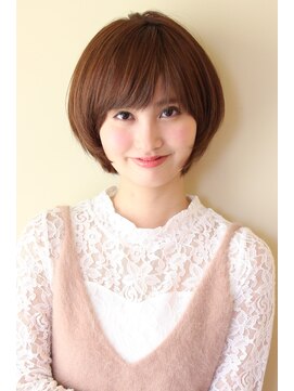 レウナ 外苑前(Reuna) トップノットｘノームコアｘメルトカラーｘベビーショート