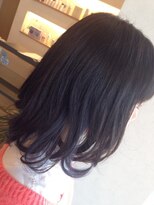 サロンドポプリ 志都美(salon de poupuri)&nbsp;パープルインナーカラー