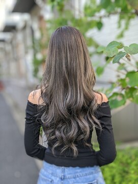 ヘアーラウンジ アルテ(hair lounge arte) バレイヤージュグラデーショングレージュカラー