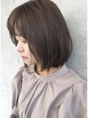 丸みボブナチュラルアッシュベージュ /髪質改善/トリートメント